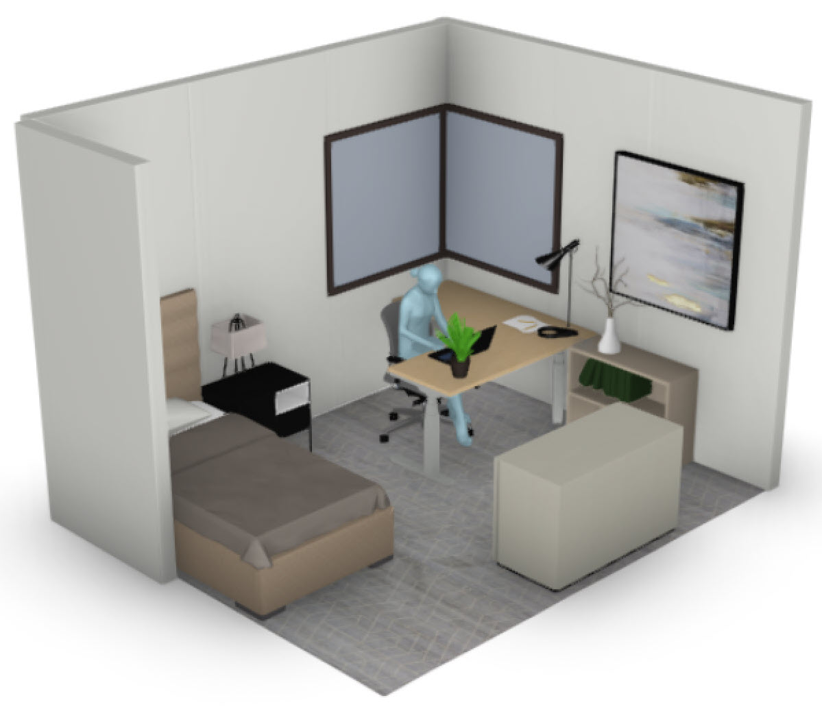 12 x 15 Bedroom